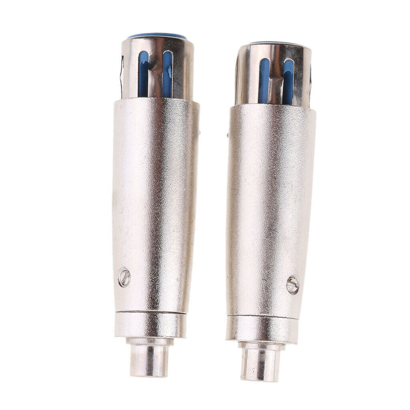 Audio Adaptor XLR Female To RCA Female Mic Adapter