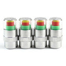 4 pcs. Car Safety Warning Air Pressure Tire Monitor Turn Signal Valve Cap 2