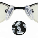 4 Pairs Soft Screw-On Silicone Eyeglass Sunglass Glasses Nose Pads Repair Tooll