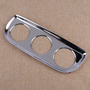 Car ABS Chrome Air Conditioner Switch Button Trim Fit For Jeep Patriot 2011-2015