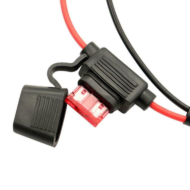12-24V Dual USB Charger Socket Waterproof Power Outlet Fast Charge with Fuse