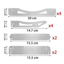 Portable Stainless Steel Stove Stand Rack Camping Pot Bracket Holder Picnic