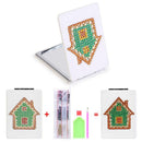 DIY House Special Shaped Diamond Painting Mini Makeup Mirror Vanity Mirrors