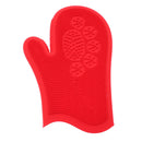 1Pcs Pet Cat Dog Bath Cleaner Grooming Glove Brush Hair Remover Red