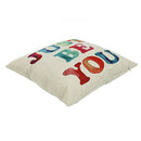 Christmas Decorative Cushion English Words Letters Linen Pillow Throw Case  V9K2