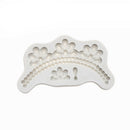Gem Cake Border Silicone Mold DIY Fondant Cake Decorating Tools Baking Mould JR