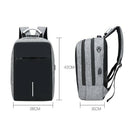 Usb Charging Laptop Backpack 15.6Inch Antitheft Waterproof Large Capacity L X1U4