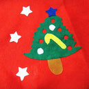Wave Green Edge Nonwoven Xmas Tree Skirt Carpet Home Floor Mat Party Tree Decor