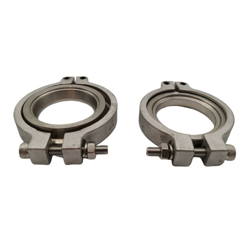 44mm Stainless Steel Flange / V Clamp Set For WASTEGATE Tial V-band Kit