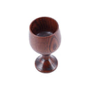 Hand-made Jujube Wooden Wine Goblet Water Cup 100ml C4J3
