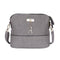 Women Fashion Crossbody Bag PU Plaid Deer Pendant Shoulder Bag(Grey)