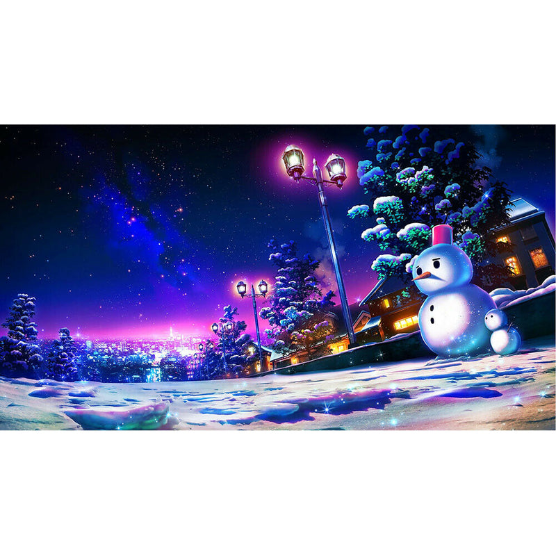 Picture Puzzles 1000 Pieces Snowman Assembling Puzzles Toys Holiday Gift