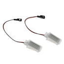 2 Pcs Side Mirror Tow Replacement For A6/S6 C5 Puddle Light Power Mirrors