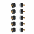 Screw-On Pool Cue Tips Cowhide Replacement Kits Spare Parts For Snooker 10X 13mm