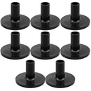 8Pcs Cymbal Sleeves 8PCS 38x26mm Black Drum Cymbal Sleeves Replacement for  O3J8