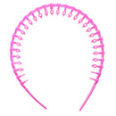 10pcs Colorful Plastic Wave Narrow Alice Hair Band Headband Hair Accessories