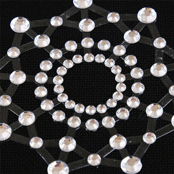 1 Pair Sexy Self Adhesive Nipple Cover Temptation Transparent Bra Accessories  Z