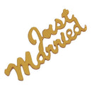 Just Married Wedding Metallic Table Confetti Sprinkles ( All Colours ) (1 P F4K8