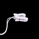 Electrode Lead Wires with 2 Ear Clips for Tens Machine Massager 2.5mm ES