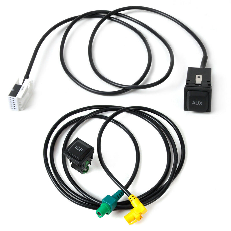 fit for VW Golf Jetta SCIROCCO RCD510 USB Aux Switch Plug Cable Kit 5KD 035 724