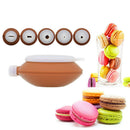 Bakery Silicone Cake Muffin Macaroon Piping icing Baking Tool Pot 4 NozzlesS Bj