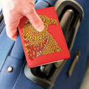 DIY Special Shaped Diamond Painting PU Leather Passport Protective Cover