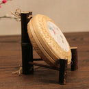 Eco-friendly Bamboo Plate Display Tea Cake Stand Tea Utensils Black Bamboo
