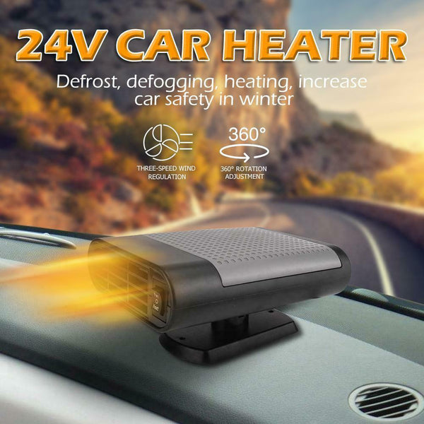 Defrost and Defog Car Truck Heater Electric Fan Heated Windshield Window Gl #s