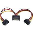 SATA Power Y Splitter Cable Adapter - M/F (Power Cable) 13cm. New Kit