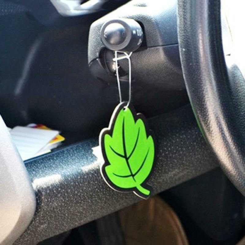 New 6 pcs Hanging Tree Leaf Air Freshener Auto Home Office Fragrance Scents