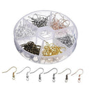 120pcs DIY Wire Earring Hooks For DIY Earrings Findings 6 Colors