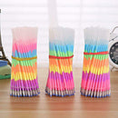 24Pcs Pen Refills Multi-color Rainbow School Office Supplies Watercolor VXM WEX