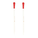 2PCS 2ml Glass Pipette & Rubber Bulb Laboratory Chemistry Dropper Dispensing