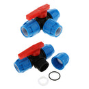 2 PACK 3-Way Diverter Valve for Home Gardening & Agricultural Production - 32mm