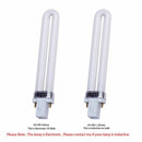 New Professional Electronic 2pcs 365nm 9W Nail Dryer UV Lamp Light Bulb Tub R1K7