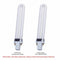 New Professional Electronic 2pcs 365nm 9W Nail Dryer UV Lamp Light Bulb Tub R1K7