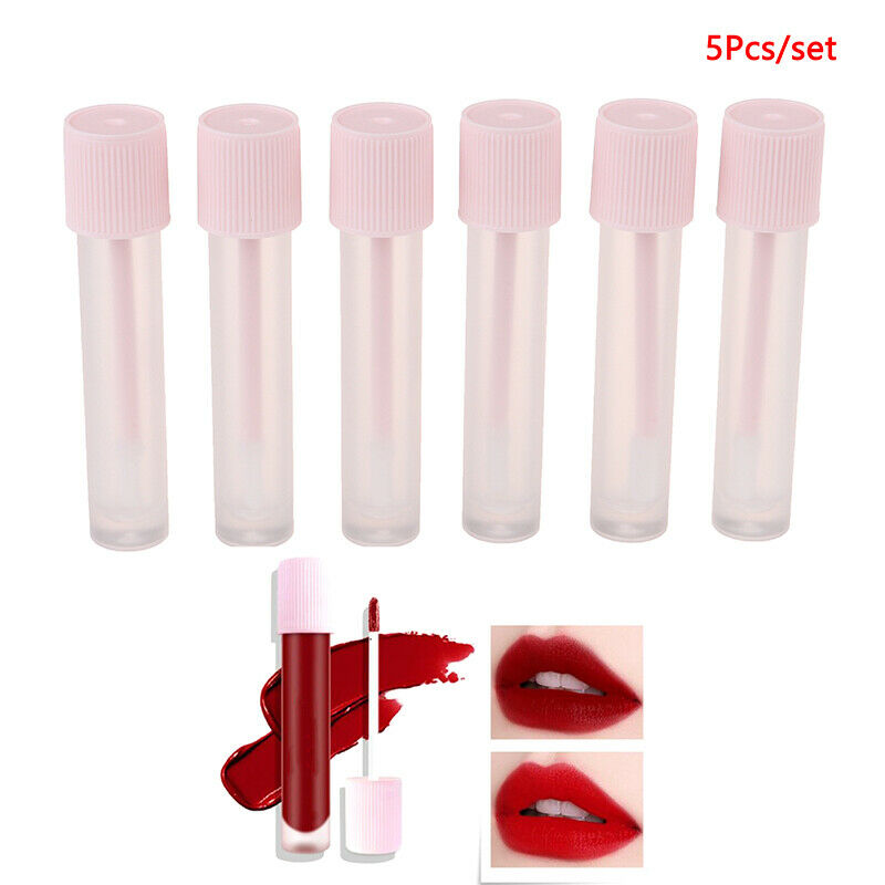 4.5ml 5Pcs  Small Blood Vessel Empty Lip Gloss Tube Container Lipstick Bottl Gw