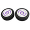RC Tire 2Pcs Wheel Tyres Rubber Front Tires for Wltoys 124019 1/12 Scale RC