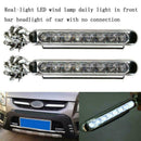 2x Wind Power 8 LED Car Daytime Running Light Fog Light Car Driving Lights WDR