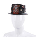 Steampunk Top Hat Retro Gothic Punk Cap Costume Accessory for Music Festival Day