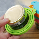 4 Pack Pet Food Can Covers Universal Silicone Can Lids - One Size Fit 3 Sta K9U4