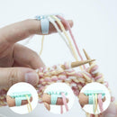 4Pcs/Set Yarn Guides Knitting Thimble Ring Knitting Tools Finger Wear Thimble