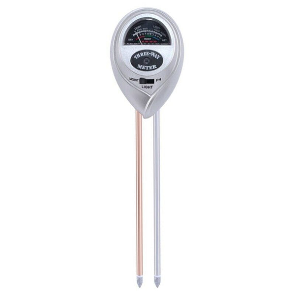 Soil Moisture Meter - 3 In 1 Soil Test Kit Gardening Tools For Ph, Light &