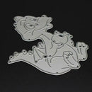 DIY Metal Crocodile Embossing Stencil Scrapbook Craft Cutting Die Card Gift