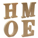 Wooden Letters - Unfinished Decorative Wood Craft for Wedding Parties and Home