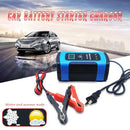 Fully-Automatic Battery Charger Maintainer 12V 6A for Car Motorcycle Lawn