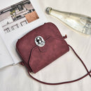 Fashion Women PU Leather Messenger Bag Ladies Lock Shoulder Crossbody Bag A