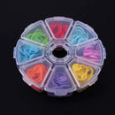224pcs Amazing Knitting Crochet Locking Stitch Needle Clip Markers Holder Tool
