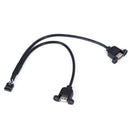 9hole To Dual USB2.0 Female Header Adapter Cable Motherboard 9pin Cord Hn