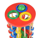 Pound And Roll Wooden Tower With Hammer Knock The Ball Roll Off Ladder KidsT Gw
